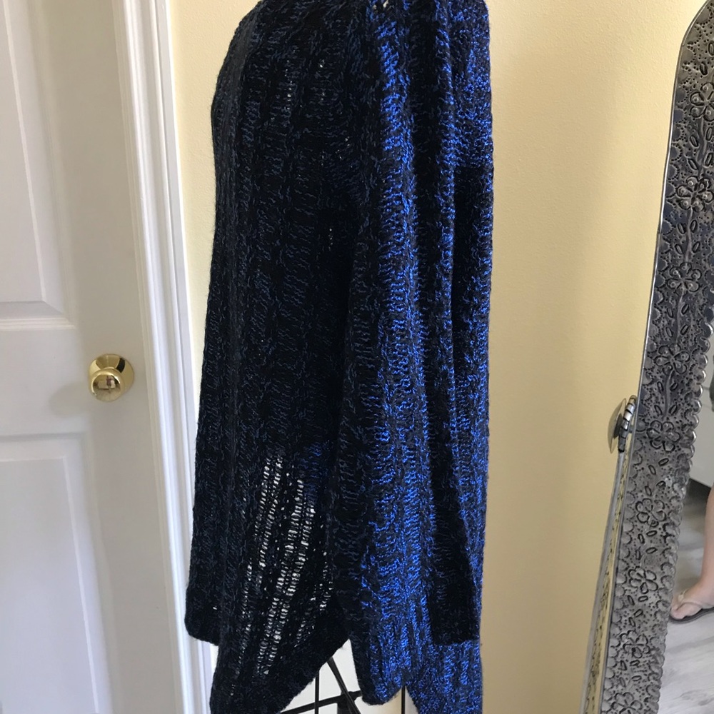 HOST PICK Notations Blue Long Sleeve Sweater NWT “Wendell” Size PL Warm - Picture 2 of 6